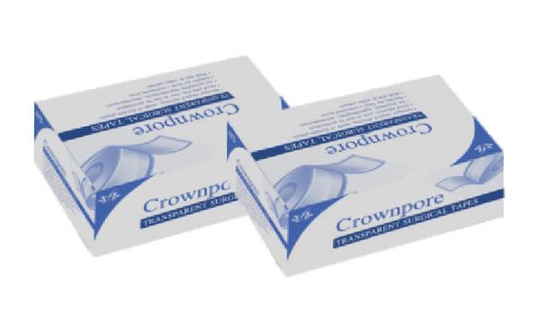 Transparent Surgical Tapes 4” x 10 yds (Transpore)