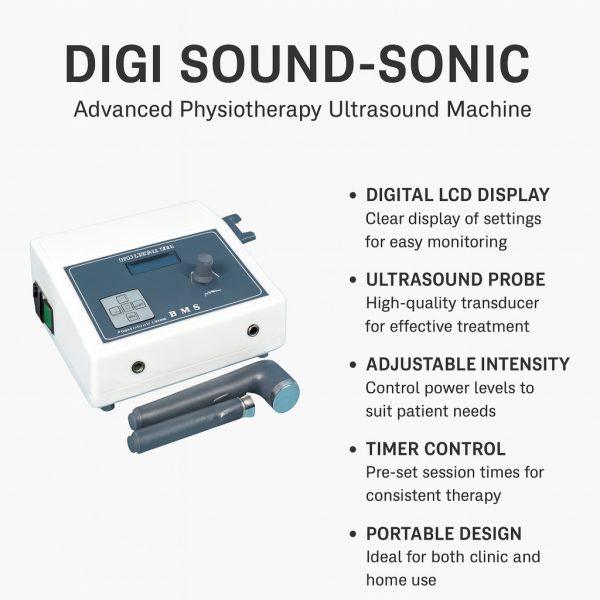 DIGI SOUND-SONIC – Advanced Physiotherapy Ultrasound Machine